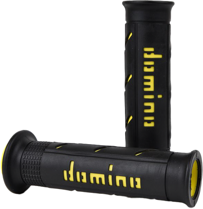 Domino Racing XM2 Grips Black/Yellow Pair