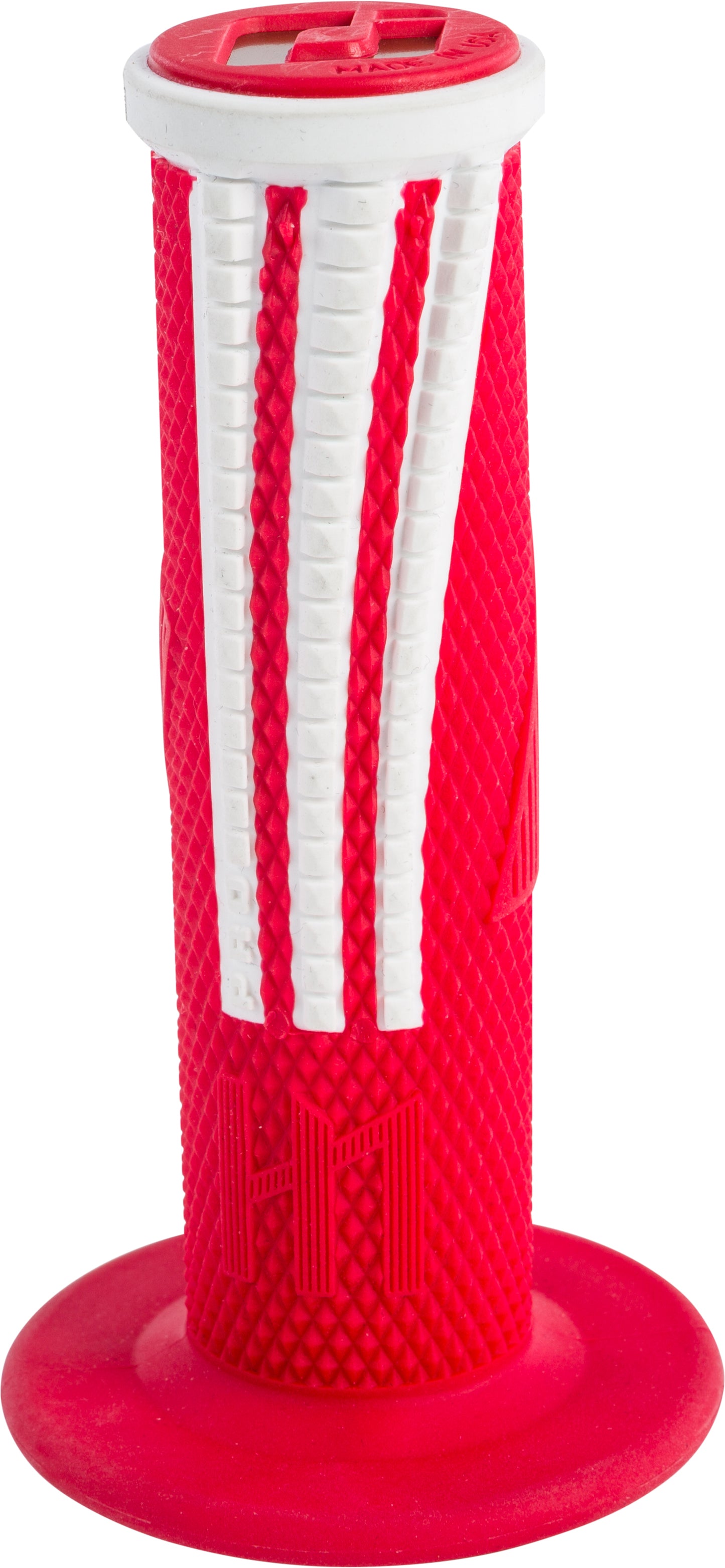 ODI Emig2 Pro V2 Lock-On Grip Red/White – Signature MX Handlebar Grip by Jeff Emig