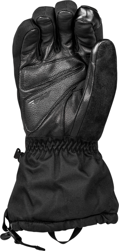 Fly Racing Cascade Gloves Black/Red Large – Weatherproof, Insulated Riding Gloves