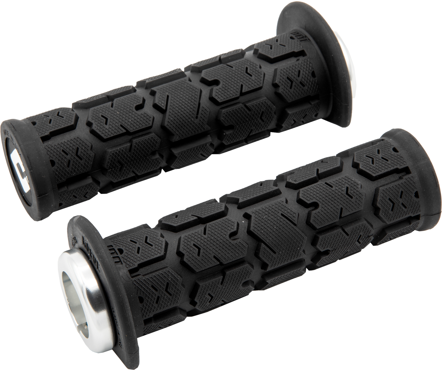 ODI J33RGB-S ATV/PWC Rogue Lock-On Grip 125mm Black and Silver