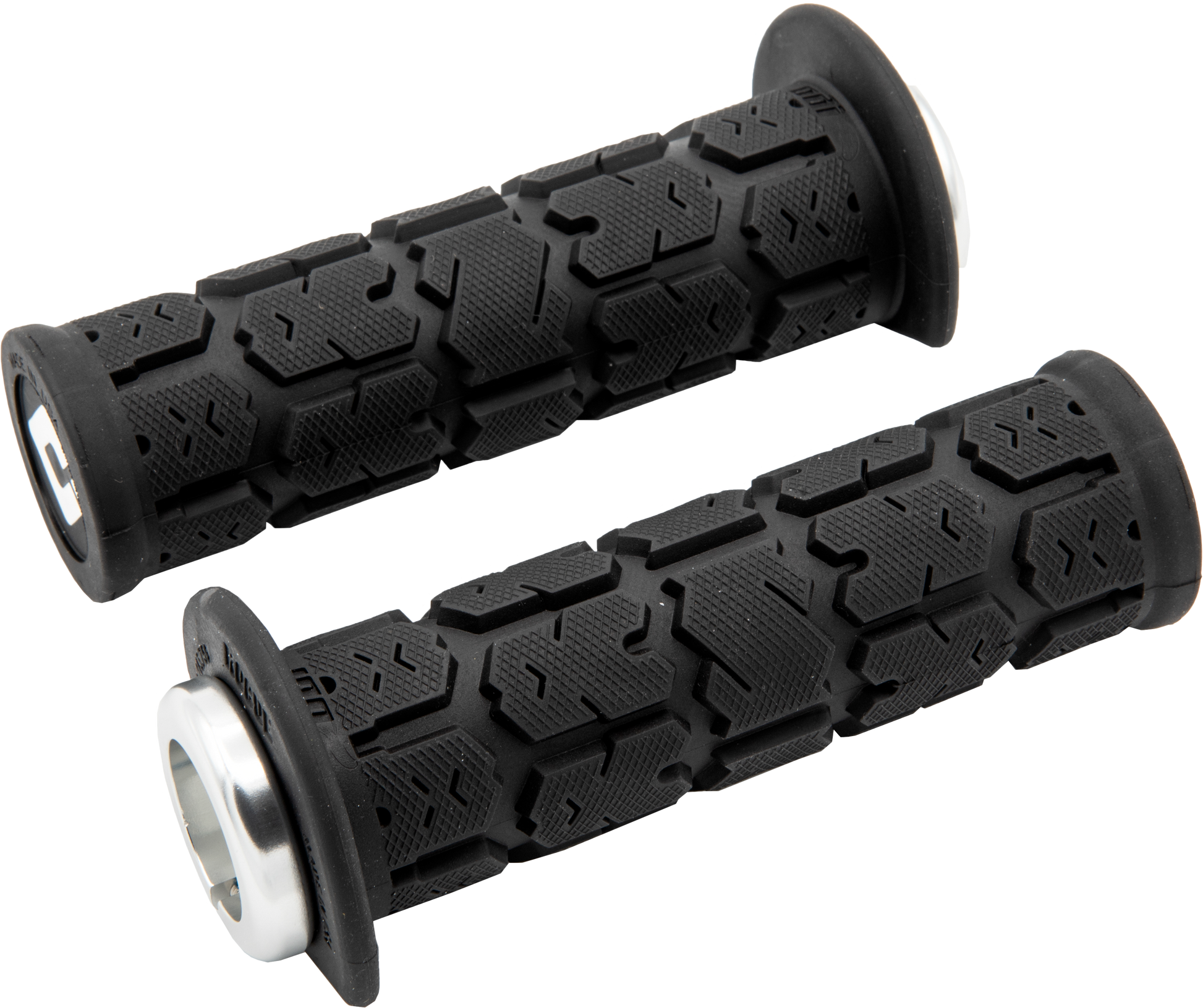 ODI J33RGB-S ATV/PWC Rogue Lock-On Grip 125mm Black and Silver