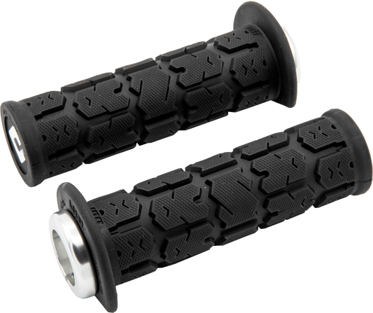 ODI J33RGB-S ATV/PWC Rogue Lock-On Grip 125mm Black and Silver