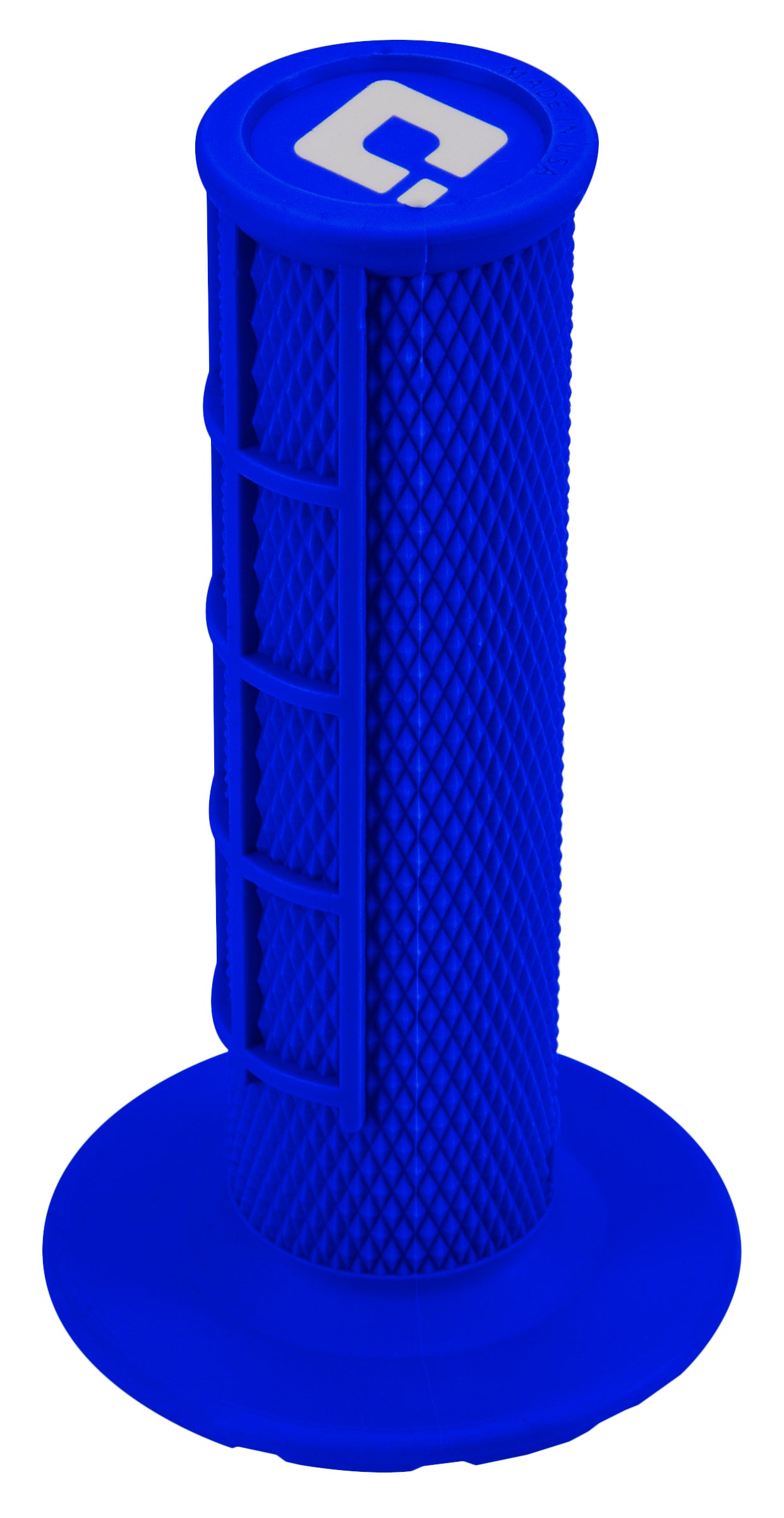 ODI Mini MX Half Waffle Grips Blue - Part H01MMU for 50cc Mini Bikes