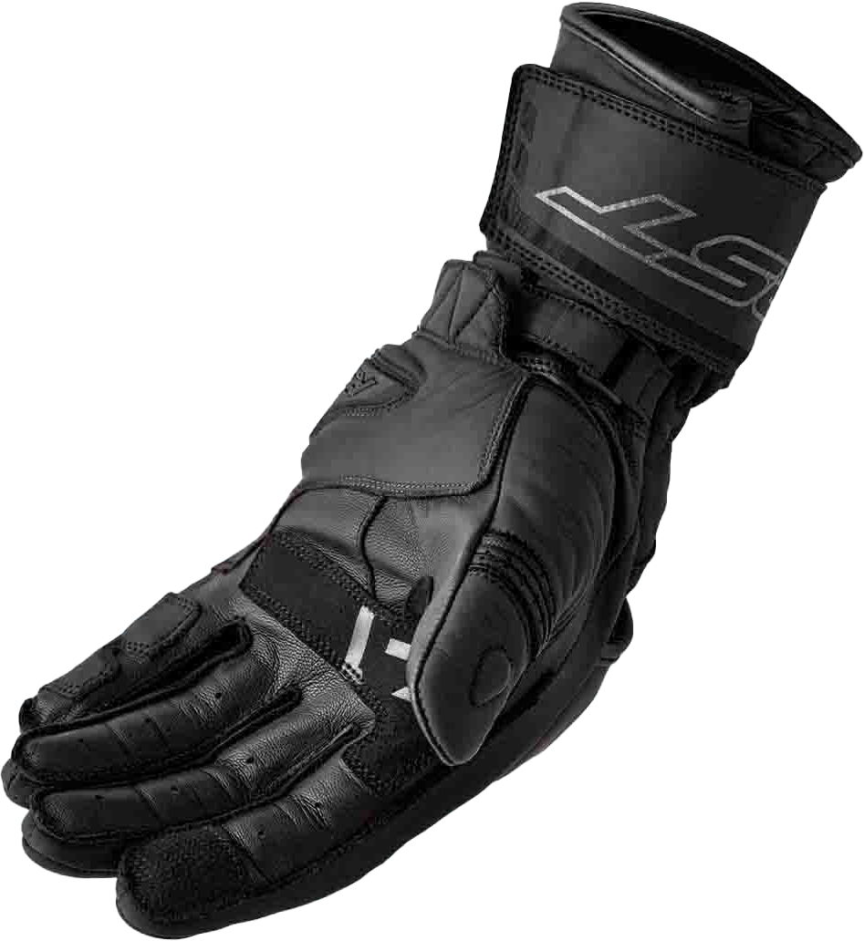 RST S1 Leather Gloves for Men and Women - Black, Size XL