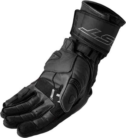 RST S1 Leather Gloves for Men and Women - Black, Size XL