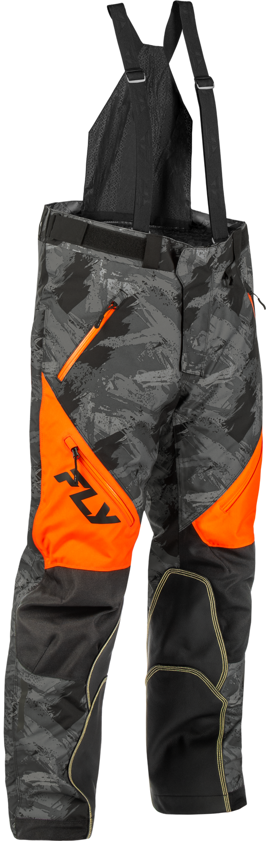 Fly Racing Snx Pro SB Pant Orange/Black XL - Waterproof Snowmobile Pants with Breathable Technology
