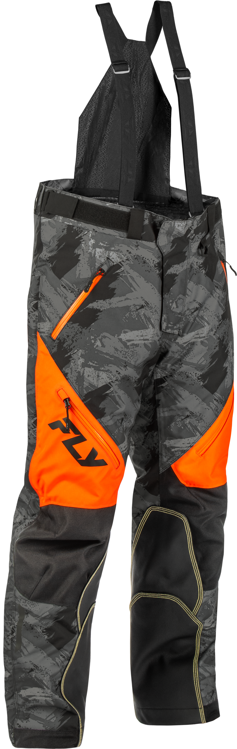 Fly Racing SNX Pro SB Pant Orange/Black Large - Waterproof and Breathable Snow Pants for Men