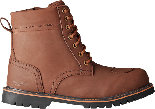 RST Roadster 3 CE Waterproof Work Boot - Brown Leather, Size 8