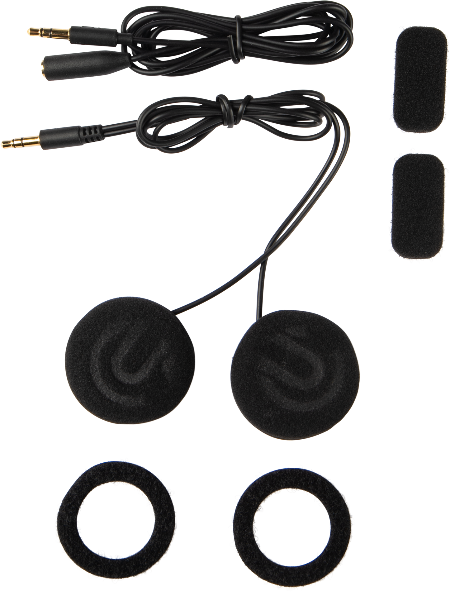 UCLEAR HDS10X Helmet Speakers with 40mm Drivers and 3.5mm Jack