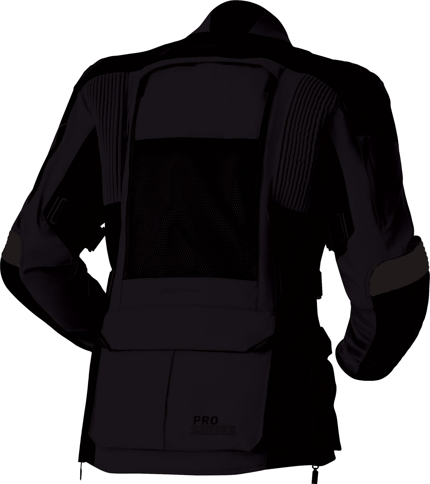 RST Ps Adventure D3O Black Textile Motorcycle Jacket - AA Rated with Removable Layers and Advanced Ventilation