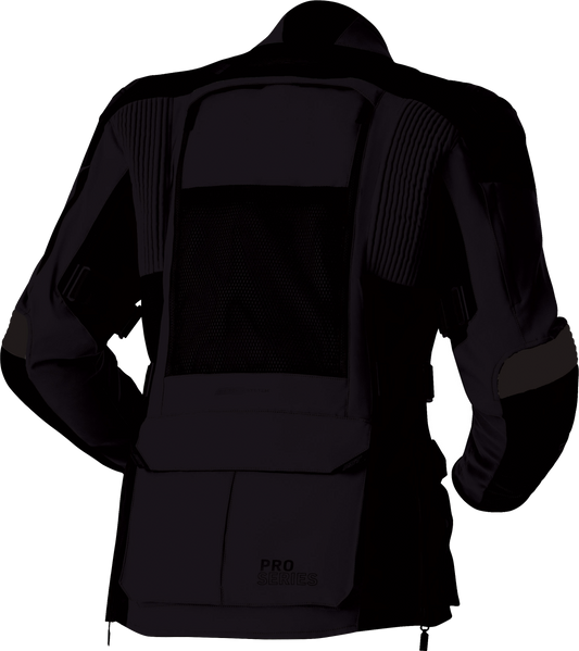 RST Ps Adventure D3O Jacket Black Textile Part 103599BLK-50 - All-Weather Motorcycle Riding Gear