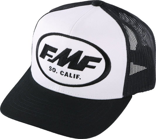 FMF Apparel Origins 2 Hat Black OS - 6 Panel Trucker Snapback with Embroidered Cotton Applique