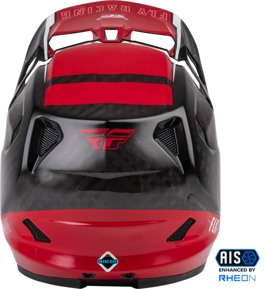 YOUTH WERX-R CARBON HELMET RED CARBON YL