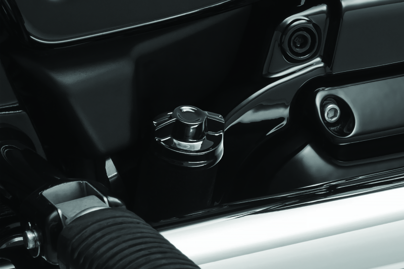Kuryakyn Precision Dipstick for 2018 Harley Davidson Softail Models in Gloss Black