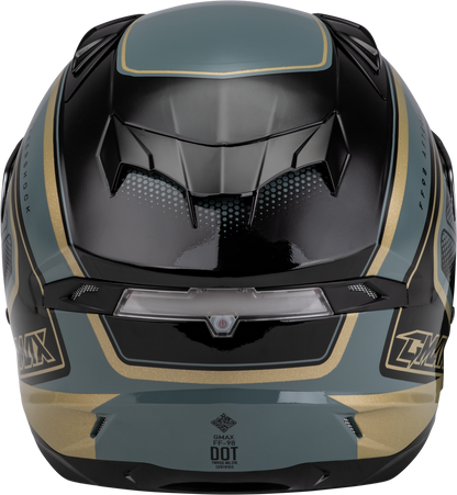 Ff 98 Aftershock Helmet Grey/Metallic Gold 2x