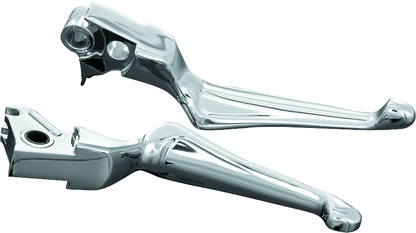 Kuryakyn Boss Blades 96-Up Cable Chrome Handlebar Levers for Harley Davidson