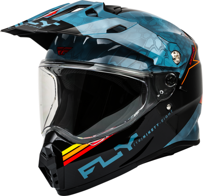 Fly Racing Trekker Kryptek Conceal Helmet Slate/Black/Red Medium