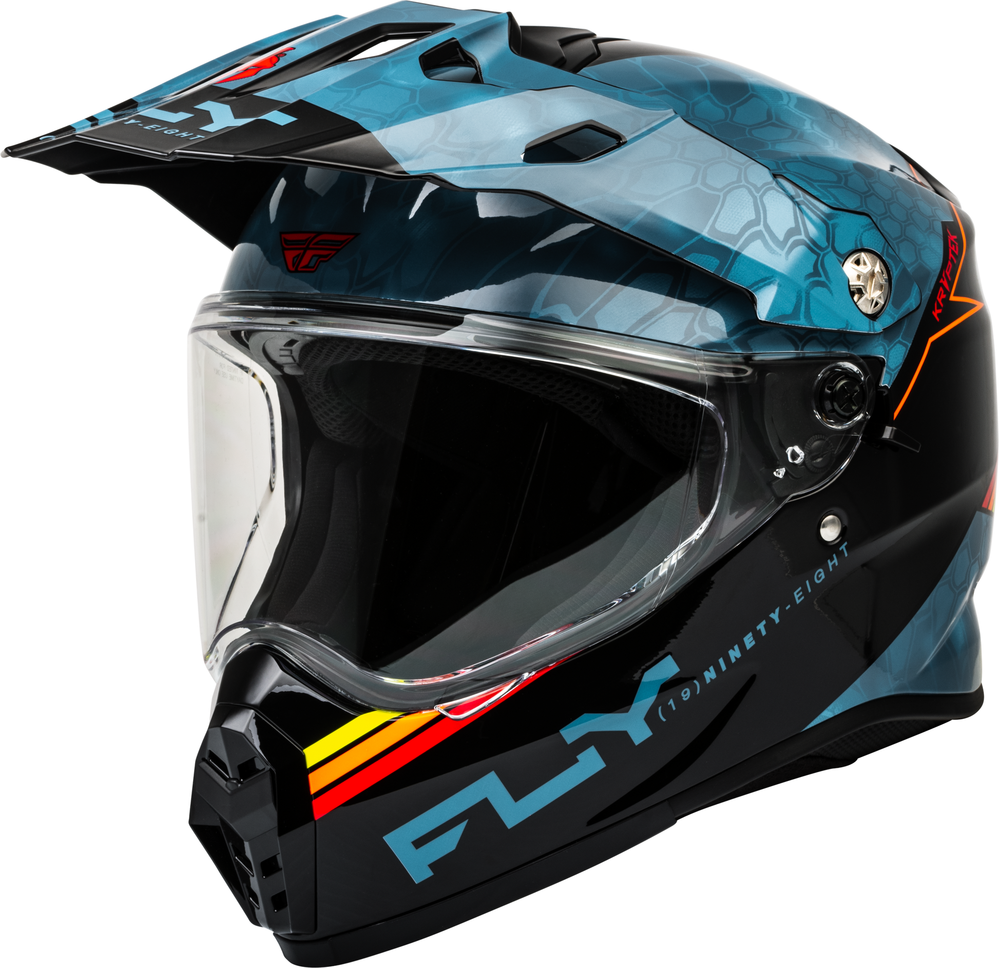 Fly Racing Trekker Kryptek Conceal Helmet Slate/Black/Red Large