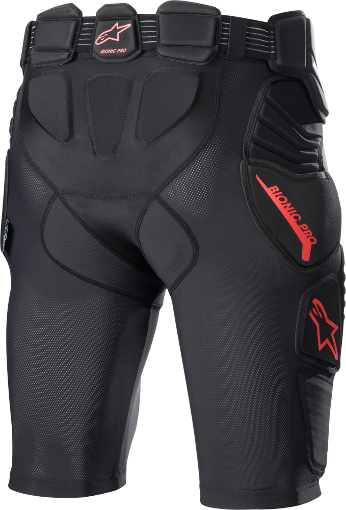 Alpinestars Bionic Pro Protection Shorts Black/Red 6507523-13-XL