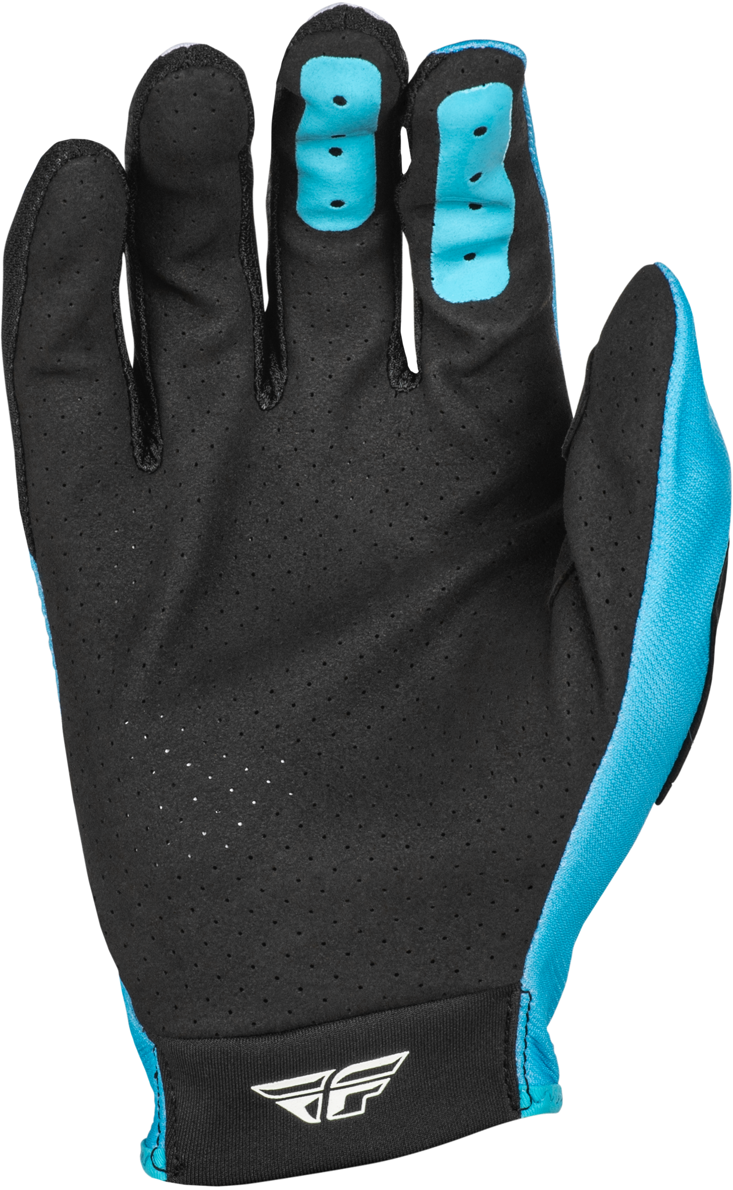 Fly Racing Lite Gloves Blue/White/Black X-Small - Lightweight Race Gloves with Touch Screen Compatibility