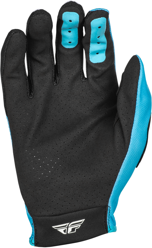 Fly Racing Lite Gloves Blue/White/Black X-Small - Lightweight Race Gloves with Touch Screen Compatibility