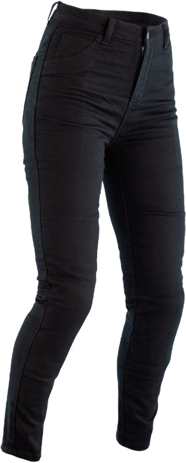 RST Women's CE-Rated Black Twill Jeggings with Aramid Fiber Lining - Part Number 102617BLK-14