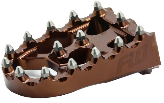 FLO Motorsports HDBP-805-TIPBRZ Touring Brake Pedal Tip in Bronze for FLO FLT Brake Arms