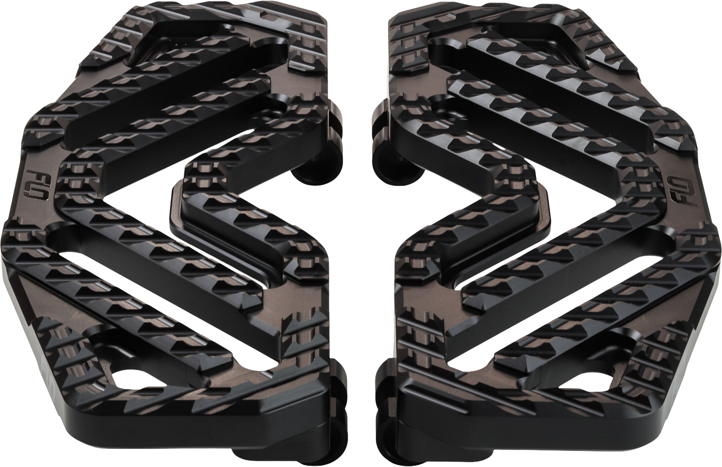 FLO MOTORSPORTS Savage Floorboards Black V-800V5BLK for Enhanced Motorcycle Control