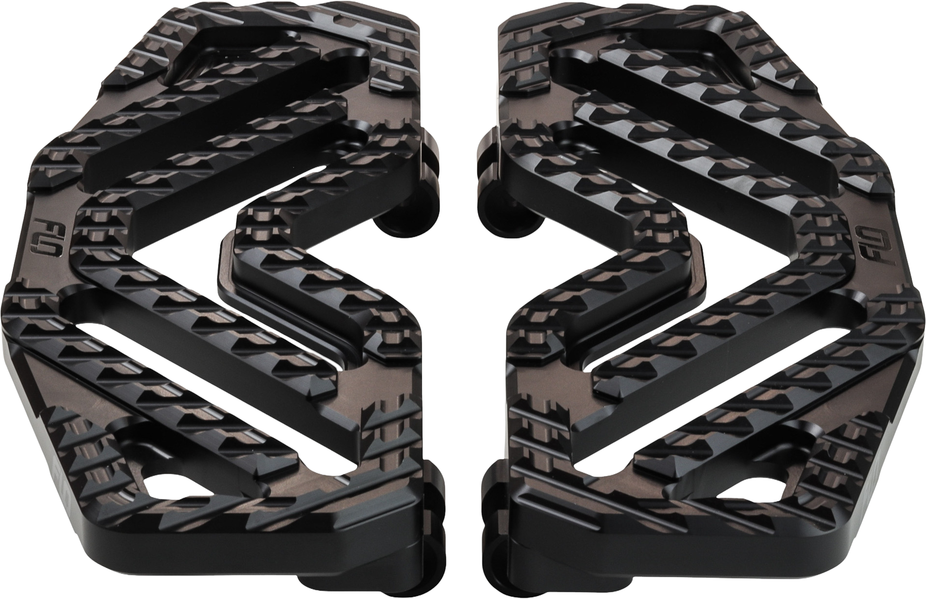 FLO MOTORSPORTS Savage Floorboards Black V-800V5BLK for Enhanced Motorcycle Control