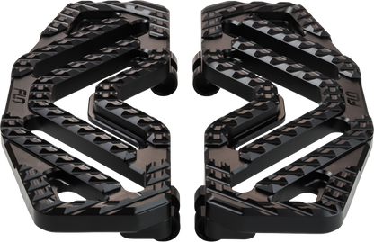 FLO MOTORSPORTS Savage Floorboards Black V-800V5BLK for Enhanced Motorcycle Control