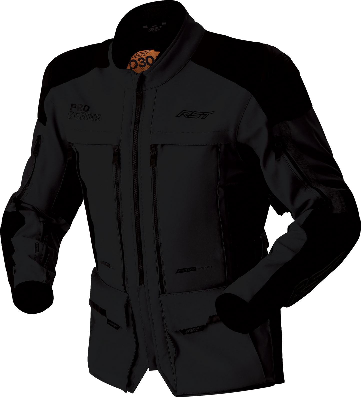 RST Women's Pro Series Adventure D3O Jacket - Black Textile Motorcycle Gear