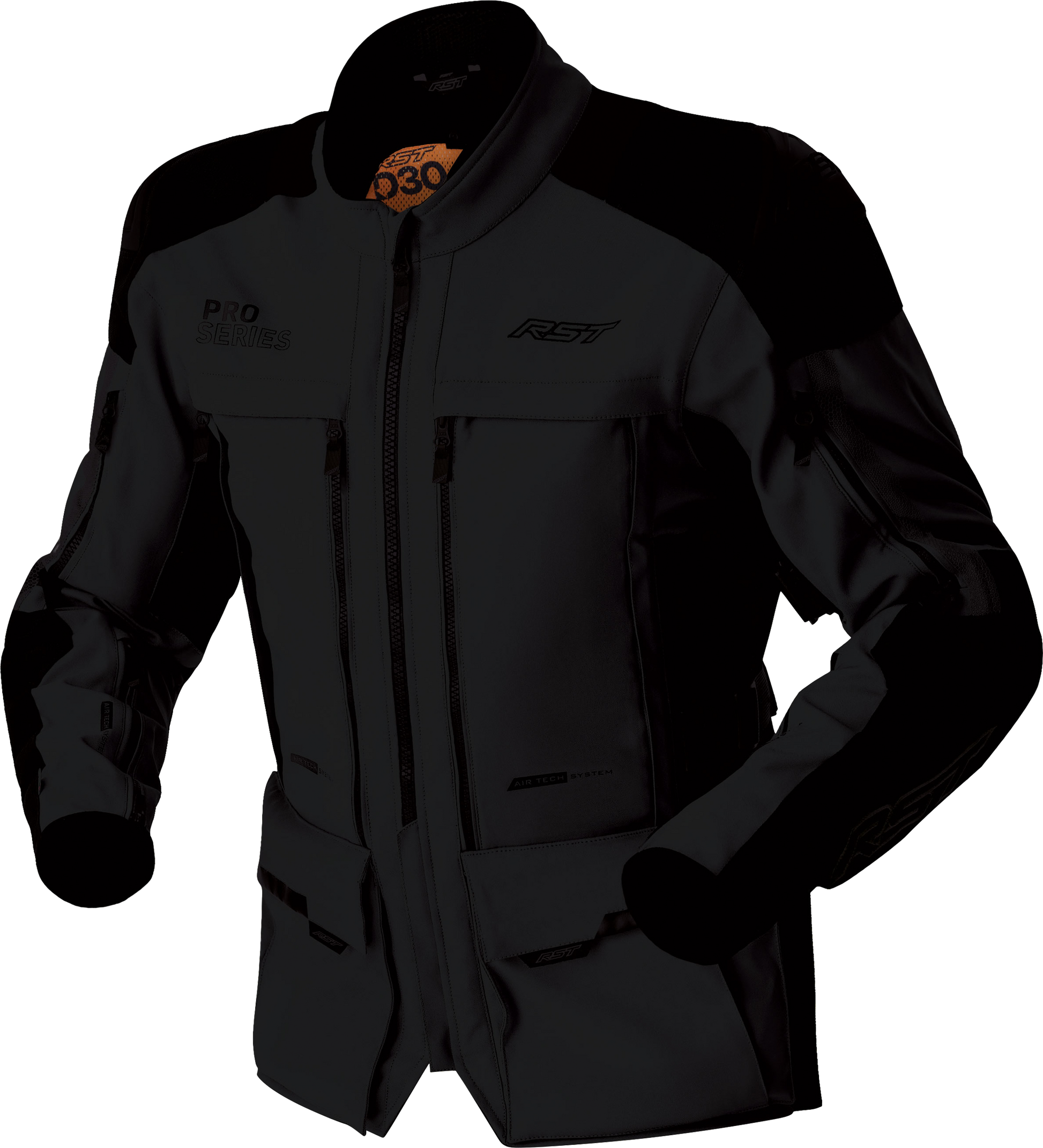 RST Women's Pro Series Adventure D3O Jacket - Black Textile Motorcycle Gear