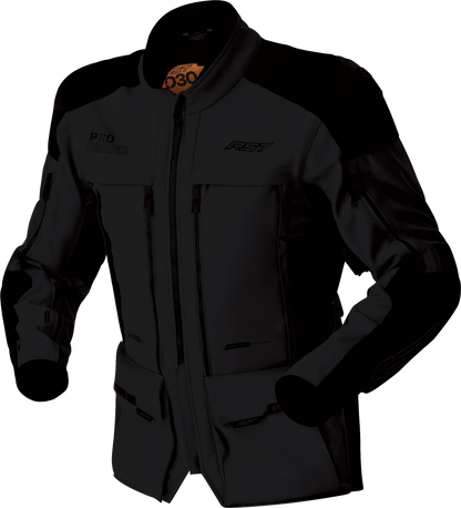 RST Women's Pro Series Adventure D3O Jacket - Black Textile Motorcycle Gear