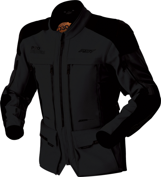 RST Ps Adventure D3O Black Textile Motorcycle Jacket with Removable Layers and CE AA Rating