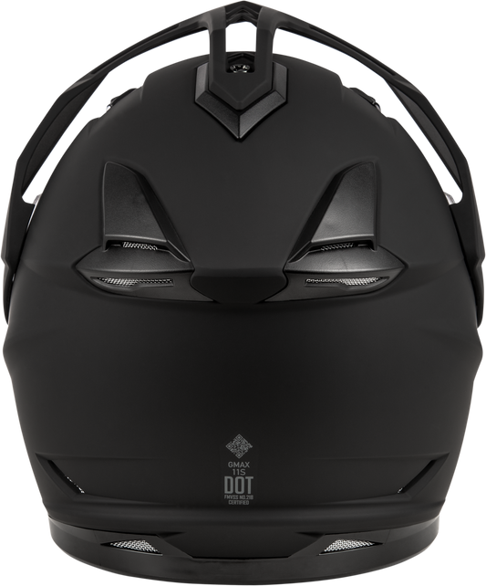 Gm 11s Snow Helmet W/ Elec Shield Matte Black 2x