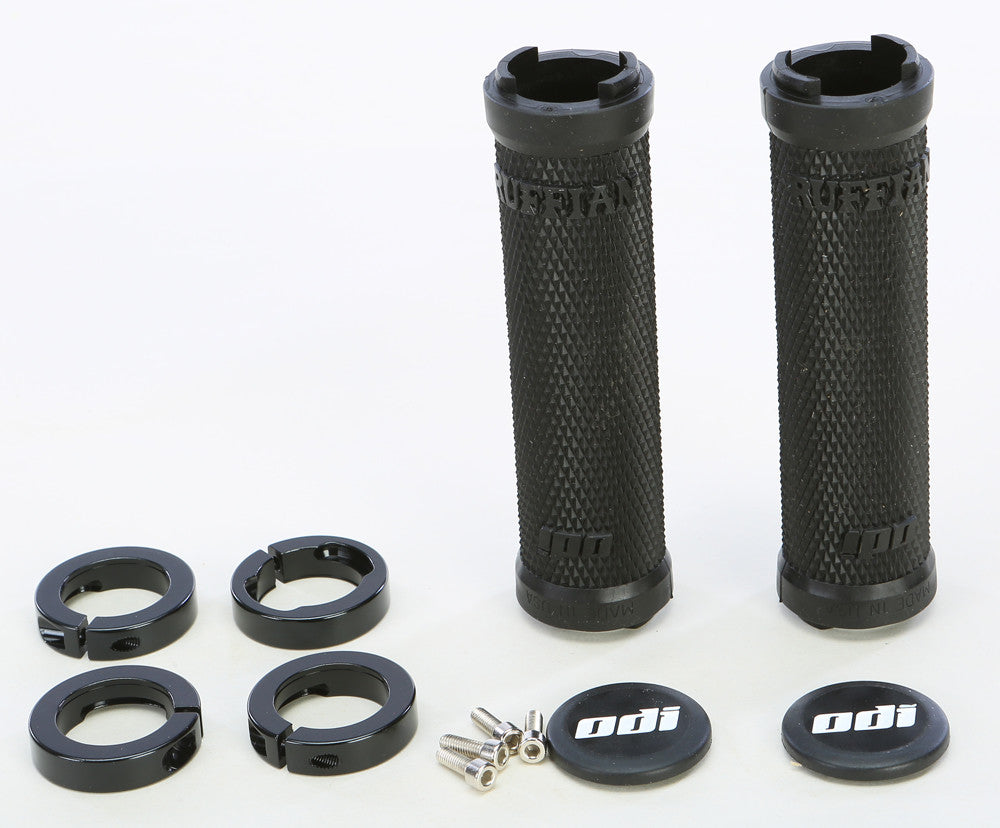 Odi Ruffian PWC No Flange Lock-On Grips Black/Black 130mm L31RFB-B