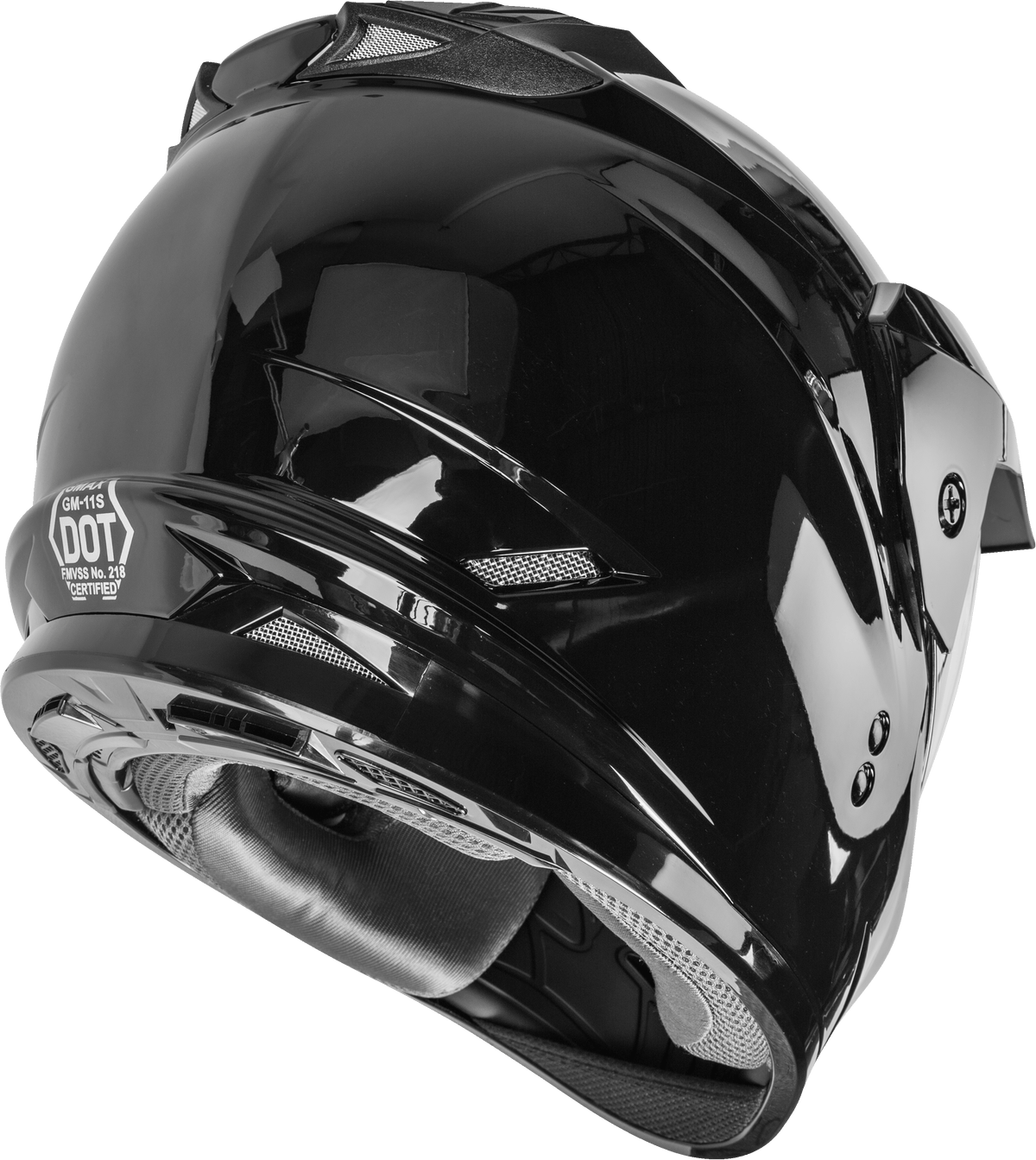 Gm 11 Dual Sport Helmet Black  Xs
