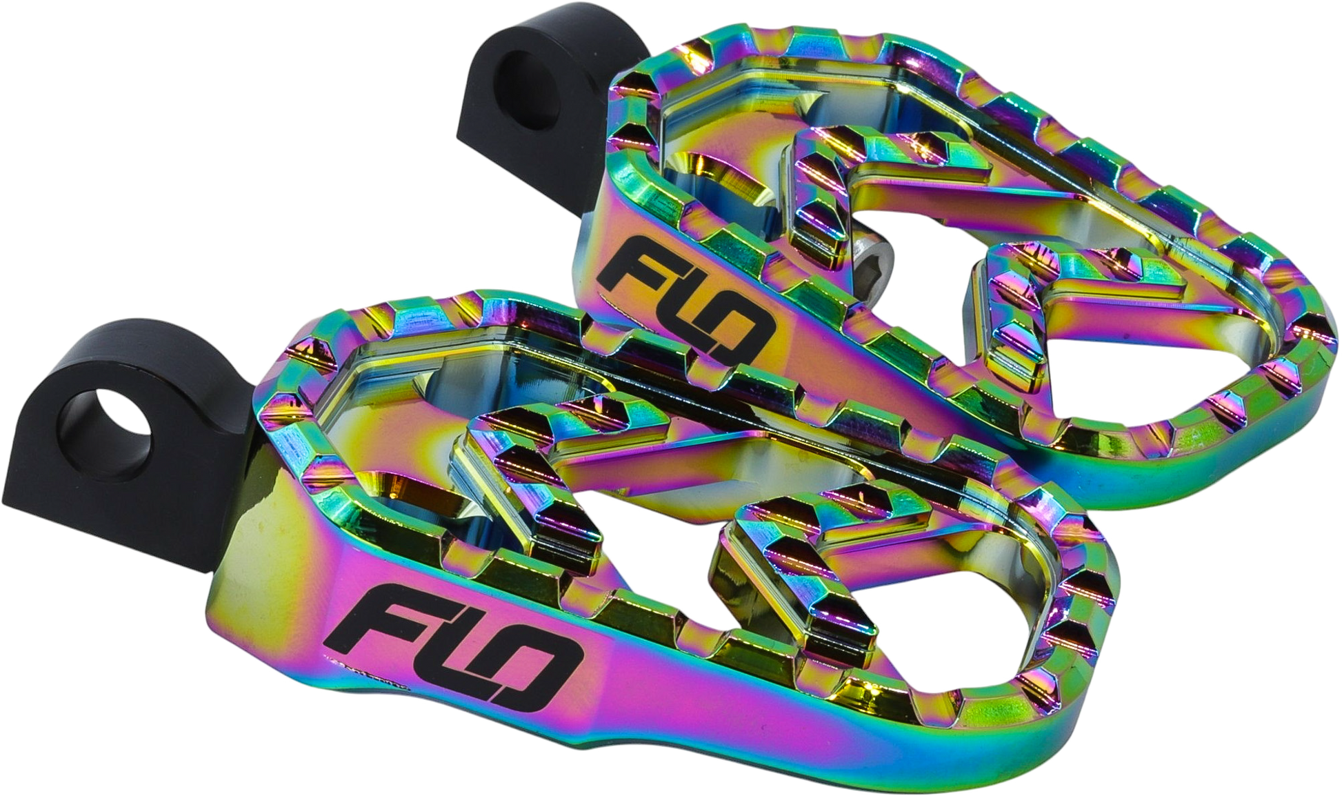 FLO MOTORSPORTS Savage Series Jet Fuel Footpegs V-800JET for Motorcycle
