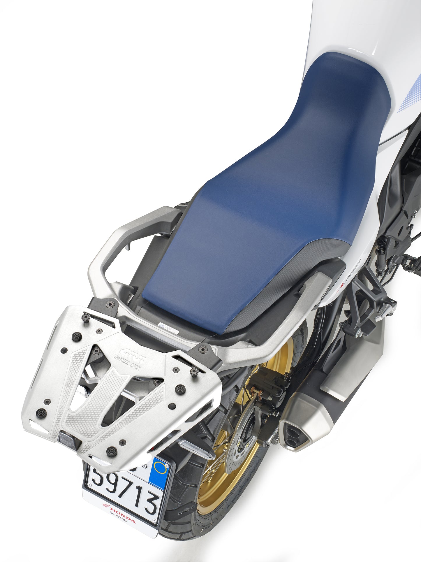 GIVI SR1201 Specific Rear Rack for Honda XL750 Transalp - Aluminum and Matte Black