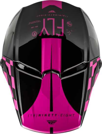 Kinetic Lite Rival Helmet Gloss Black/Pink 2x