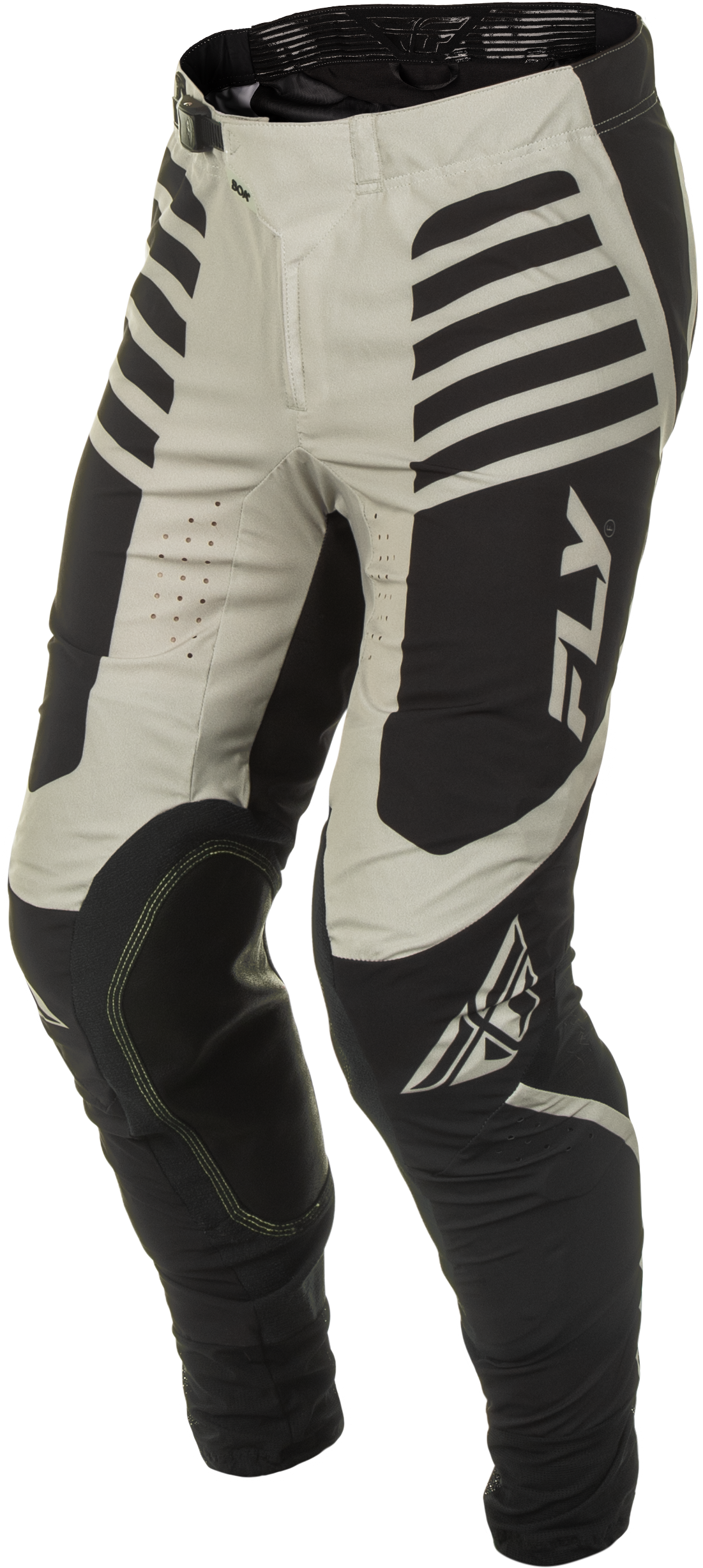 Fly Racing Lite Pants Black/Grey Size 32 – Lightweight Motorcycle Riding Pants with Kevlar Heat Shields