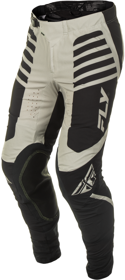 Fly Racing Lite Pants Black/Grey Size 32 – Lightweight Motorcycle Riding Pants with Kevlar Heat Shields