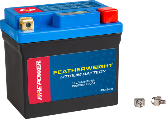 FIRE POWER Featherweight Lithium Battery HJTZ7SL-FPP-B 12V 48Wh with 220 CCA