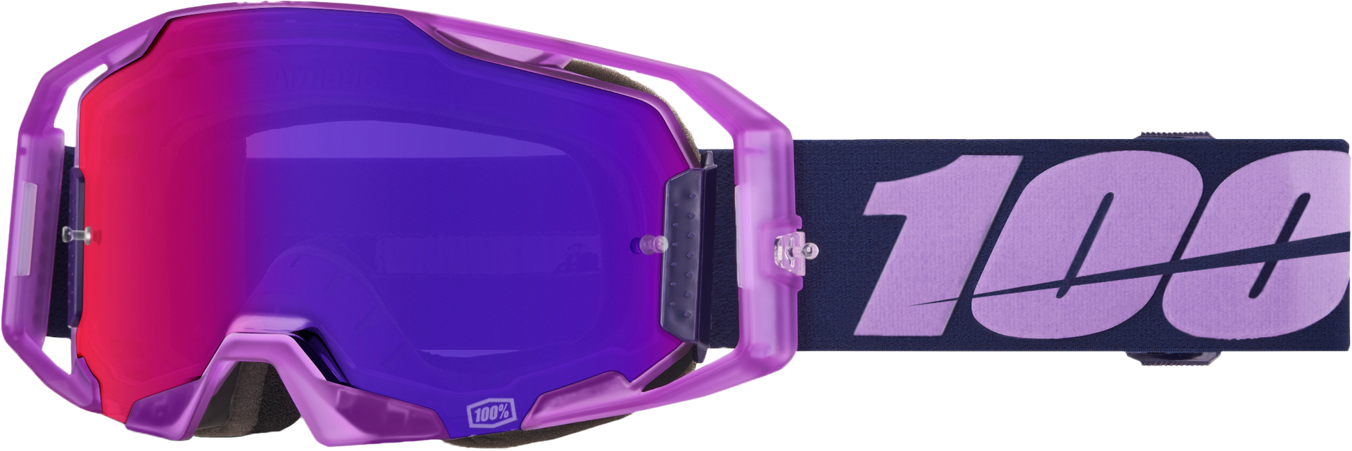 100-Percent Armatic Goggle Toyoko Mirror with Purple Lens - Part No. 50060-00013