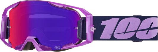 100-Percent Armatic Goggle Toyoko Mirror with Purple Lens - Part No. 50060-00013