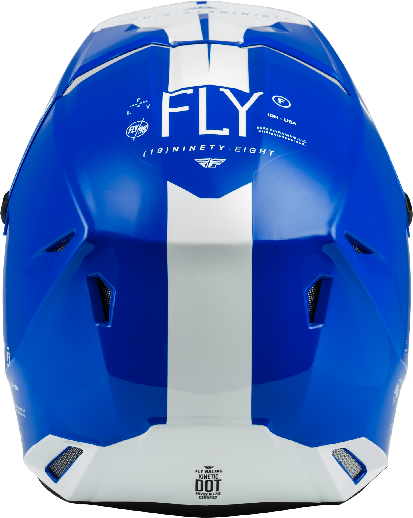 Kinetic Lite Rival Helmet Gloss Blue/White 2x