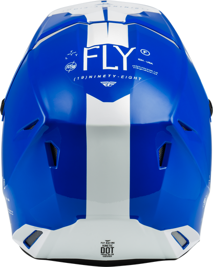 Kinetic Lite Rival Helmet Gloss Blue/White 2x