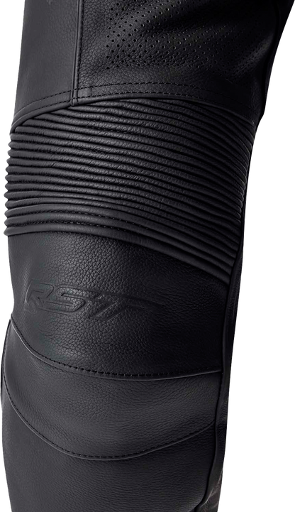 RST T2 D3o Leather Pants Black Medium - Durable Motorcycle Riding Gear
