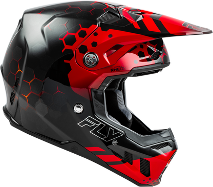YOUTH FORMULA CC TEKTONIC HELMET BLACK/RED/ORANGE YL