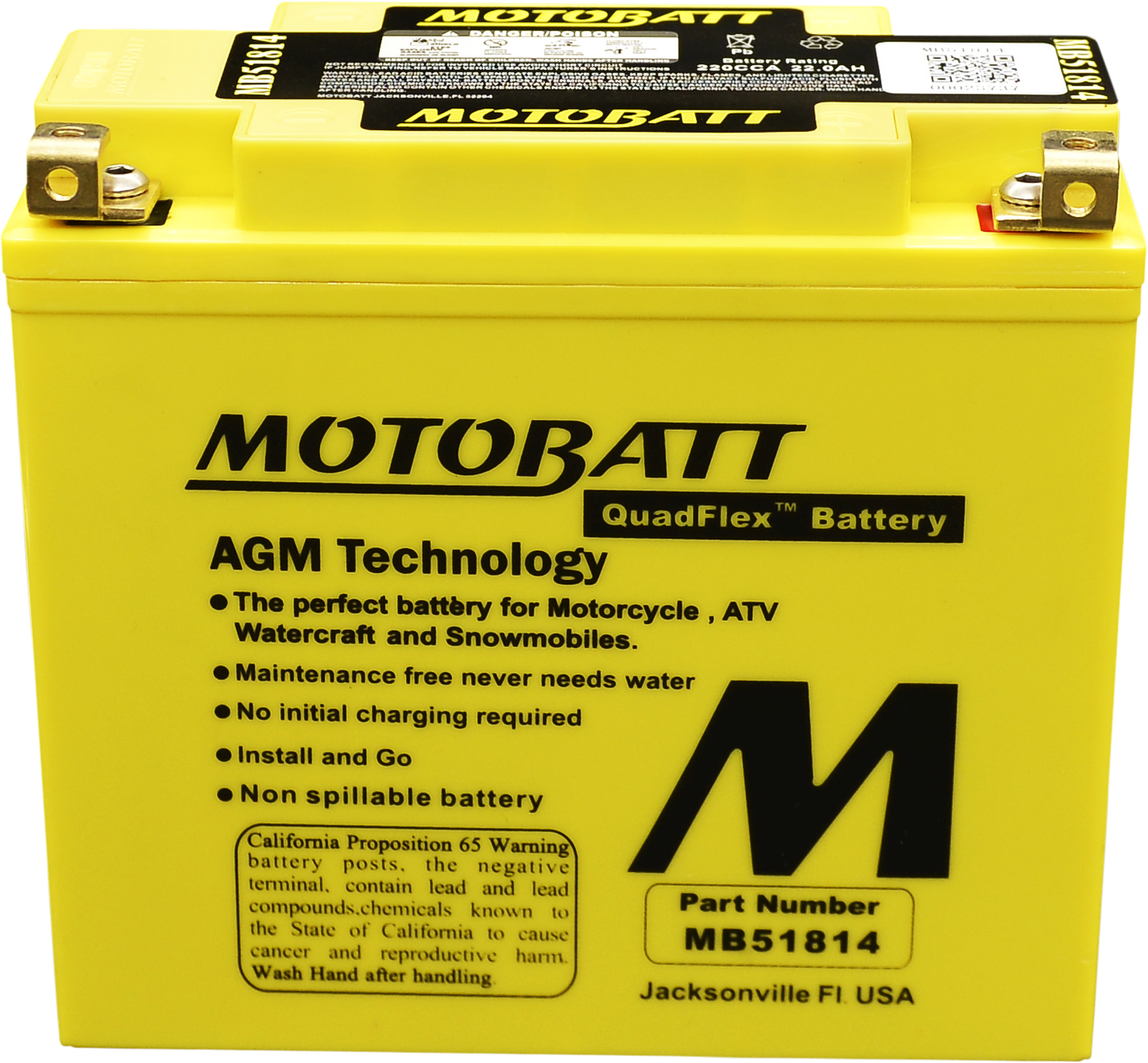 MotoBatt Quadflex AGM Batteries